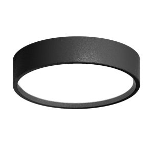 YUEHUI | Ultra-thin Surface Mount Black Round LED Ceiling Light for Hallways and Entrances