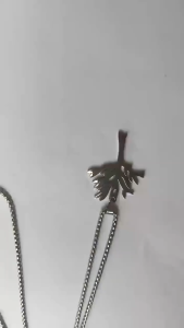 Titanium Steel Tree Of Life Pendant Necklace Hip Hop Style High Quality Stainless Steel Jewelry