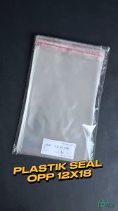 Plastik Seal OPP 12x18 (100 lembar) Kemasan Kue Basah Kering Roti Donat Aksesoris Undangan Handuk 12 x 18