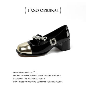 Genuine Leather Mary Jane Shoes for Women Chunky Heel Single Shoes French Style Small Leather Shoes Fall 2025 New Arrival