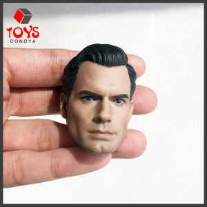 1/6 Scale Henry Cavill Head Sculpt PVC Male Soldier Head Carving Fit 12-inch Soldier Action Figure Body Dolls
