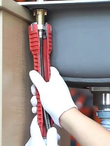 Cờ Lê Đa Năng 8in1 Chuyên Dùng Tháo Lắp Vòi Nước Bồn Rửa Những Vị Trí Hẹp Đi Kèm 3 Đầu Thay Đổi Tiện Dụng