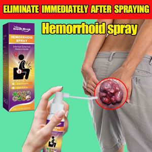 【Painless removal】South Moon anal hemorrhoid spray Original 30ml Professional hemorrhoid removal with quick results 100% effective(Almoranas gamot sa Almoranas Treatment Hemoclear Almoranas Natural herbal hemorrhoids Removal Spray hemmoroids remover)
