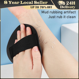 Black Round Rubber Bath Brush Painless Exfoliating Scrub Body Scrubber Shower Pads Exfoliator Dead Skin Remover Bathing Tools