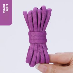 Basketball Shoe Laces Round Colorful White