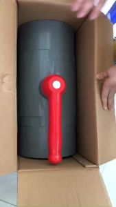 Van khóa PVC 200mm van nhựa size lớn Taijan