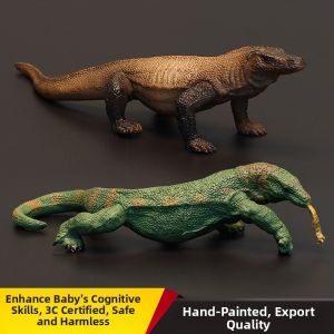MENGSILE | Solid Replica Animal Toy Komodo Dragon