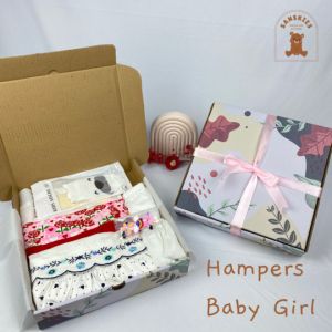 Hampers Bayi Kado Bayi Perempuan Newborn/ Kado Ulang Tahun Baby Girl Free Box dan Extra Bubble Wrap