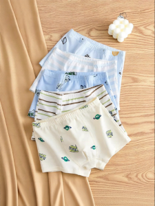 JINGJIA | Full Cotton Boys Underwear Briefs