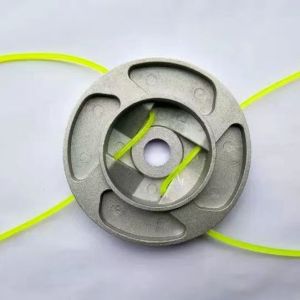 110x15mm Aluminum Grass Trimmer Head with 4 Nylon Lines for Brush Cutter Strimmer Replacement