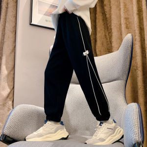 Little DR Long Pants for Kids Girls Thin Black Cotton Loose Trousers Sport Sweatpant Teenage Elastic Waist Bottom 2024 INS Joggers Pant Spring Casual Pant seluar budak perempuan