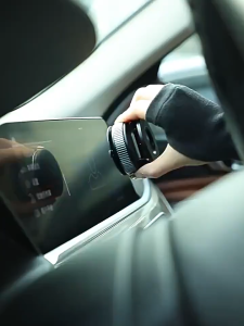 Giá đỡ từ tính điện thoại hút chân không cho iPhone / điện thoại trên ô tô xe hơi hiệu HOTCASE Airlock Pro - Xoay 360 độ gấp gọn hít mặt bàn trên tường