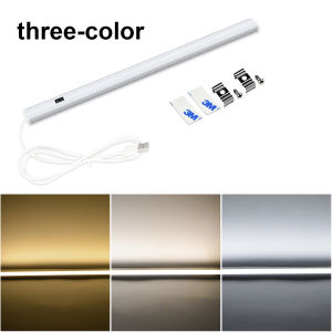 50CM 40CM LED Cabinet Bar Light 5V USB Powered Tube Lamp With Hand Sweep Sensor Switch Cupboard Indoor Home Decor Night Lighting