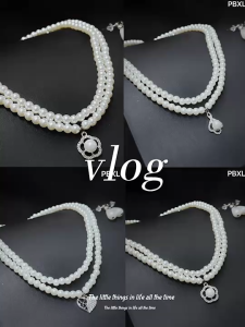 เครื่องประดับชุดไทย สร้อยมูก สนุก รสชุด สร้อยคอมูก สร้อยใส่กับชุดไทย Pearl necklace
