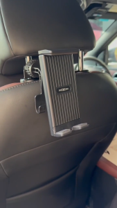[MOXOM] 360° Car Headrest Phone & Tablet Mount | Adjustable Rear Seat Bracket Holder with Integrated Hanging Hook stand