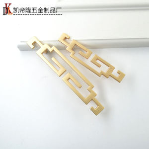 New Chinese Style Cabinet Door Wardrobe Door Handle Square Simple Door Handle American Drawer Door Handle