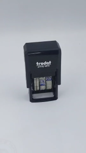 ตรายางหมึกในตัว ตรายาง trodat รุ่น 46125 ตรายางปั๊มข้อความ+วันที่ ยางพาราแท้ (ทักแชทก่อนสั่งซื้อ)