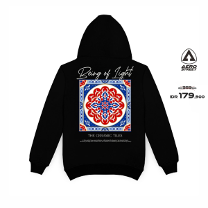 Aerostreet Hoodie Oversize Being Of Light Hitam - Sweater Jumper CADAA