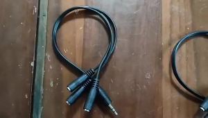 Bộ Chia Âm Thanh 3.5 Mm Bộ Chuyển Đổi Nam Sang Nữ Ba Đầu Ra HUB Tai Nghe 3 Chiều Cáp Aux Cho Máy Tính Cáp Âm Thanh & Video