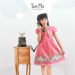 Dress Anak Perempuan Bahan Katun Usia 1-12 Tahun 4222