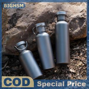 BIGHSM 500ml 600ml 750ml titan chai nước tái sử dụng cắm trại ngoài trời nguồn cung cấp du lịch thể thao đi xe đạp đi bộ đường dài cắm trại chai nước