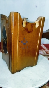 Prapen Kayu Jati Besar tempat bakaran buhur kayu ukuran Besar mabkhara kayu jati Motif Sulaiman