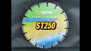 TOPPRO 10/250mm - ST250 Diamond Saw Blade - Wet & Dry