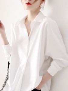 Moxueer | Áo Sơ Mi Dài Tay Phong Cách Cao Cấp Màu Trắng