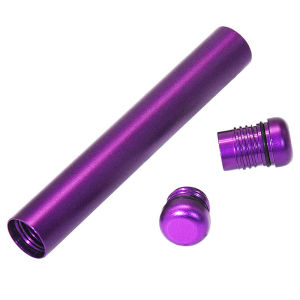 110MM Aluminum Airtight Storage Tube Container Lightweight Cigarette Holder Smell Proof Waterproof Smoking Accessories