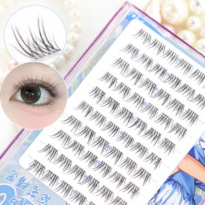 Natural Self-adhesive False Eyelashes Swallowtail Chiffon No Stems False Eyelashes Soft Invisible Comfortable