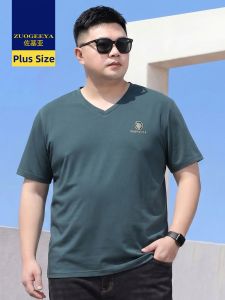 Zuogeeya | Mens V-Neck Loose Fit Casual T-Shirt