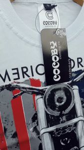 Promo kaos distro anak motif gambar motor klasic america atakan 1-10 tahun