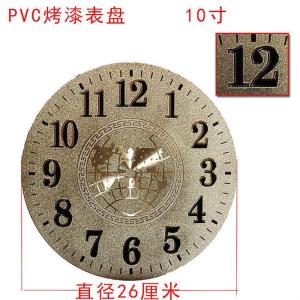 PVC Quartz Clock Face Aluminum Material DIY Handmade Clock Parts round Shape Wall Hanging Clock for Childrens Room Decor