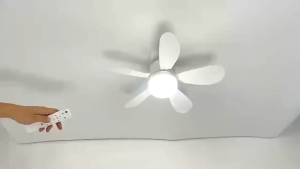 MGHL0775 Kipas Angin Plafon Lampu LED 2 in 1 Lampu Kipas Angin Remote Lampu kipas langit-langit multifungsi