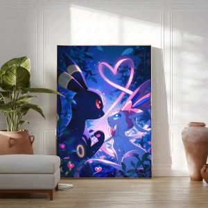 Kayou | Acrylic Paint By Numbers Pokemon Totodile Mudkip Painting By Numbers on Canvas Coloring By Number for Adults Paint Digital Art