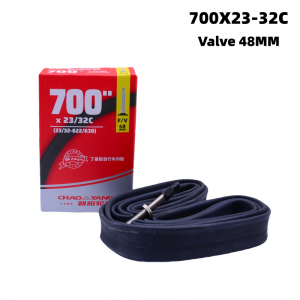 CHAOYANG 700c Road Bicycle Tire Tube 700x23/32C Rubber Inner Tube Presta Valve Valve Length 48MM 60MM 80MM