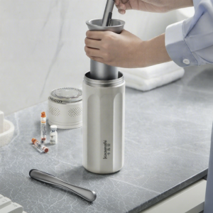 เครื่องปรับอากาศแบบพกพา Caron Insulin ที่ปรับอุณหภูมิได้พร้อมกล่องเย็น แก้วปรับอุณหภูมิได้ สำหรับบ้านและหอพัก