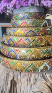 ถาด-ถาดไม้-ถาดผลไม้-ถาดทรงกลม-ขันโตก-ขันโตกทรงเตี้ย-สวยงามสไตล์ไทยๆ