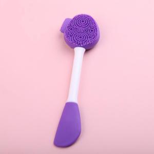 EELHOE | Bàn Chải Rửa Mặt Silicon Cỡ M Với Lông Mềm Và Dụng Cụ Đắp Mặt Nạ Dùng Để Tẩy Tế Bào Chết Chăm Sóc Da Mặt Không Cần Điện Chất Liệu Nhựa.