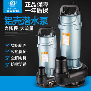 Dayuan Qdx For Home Supercharged Irrigation High-Rise High-Flow Agricultural Submersible Pump Clear Water Pump 220 V380v