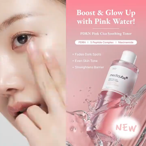 Medicube PDRN Pink Peptide Toner Glow Boosting Toner with Salmon PDRN 250ml