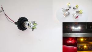KEVANLY | 2PCS 1156 BA15S P21W 1157 BAY15D Turn Signal Light Bulbs 12smd CanBus Car Tail Bulb Brake Reverse DRL Signal License Plate Light