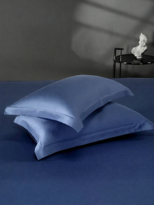 Mercury | 100-Thread Count Long Staple Cotton Sateen Pillowcase for Two A-Class Pure Cotton 100s