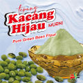 tepung kacang hijau/kacang hijau bubuk/kacang hijau serbuk/green bean flour. 1000 gr. 