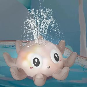 เด็ก Octopus สเปรย์น้ําของเล่น LED Light Floating Bath & Pool ของเล่นเด็กสนุกสเปรย์น้ําและ Light Up อ่างอาบน้ําของเล่นสําหรับเด็ก