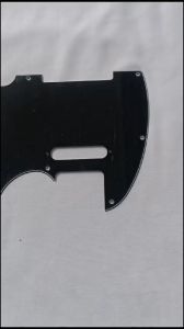 Pickguard Pelindung Body Gitar Telecaster S Black 3ply