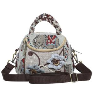 YIMOYICAI | Ethnic Style Original Cotton Linen Handbag