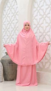 Melika - Mukena Dewasa Katun Laser Cut Orin