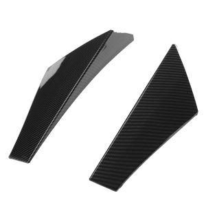 For VW Golf 8 2020+ Glossy Black/Carbon Look Rear Window Spoiler Side Wing Cover Splitters ABS Body Kit