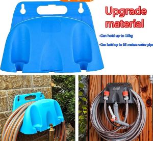 Storage Hose Hanger Garden Yard Watering Hosepipe Hanger Hose Rack Garden Tool (With screws)